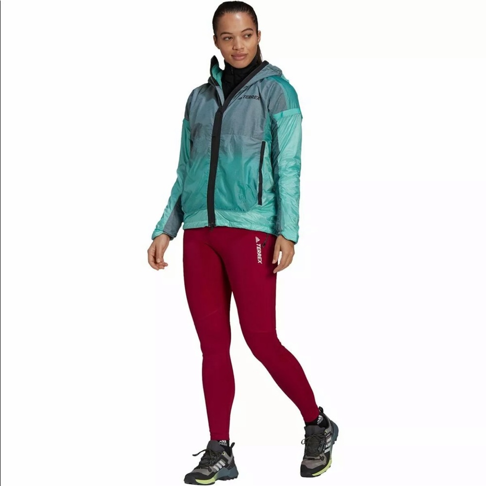 ADIDAS TERREX MYSHELTER WINDWEAVE HOODED JACKET SIZE SMALL